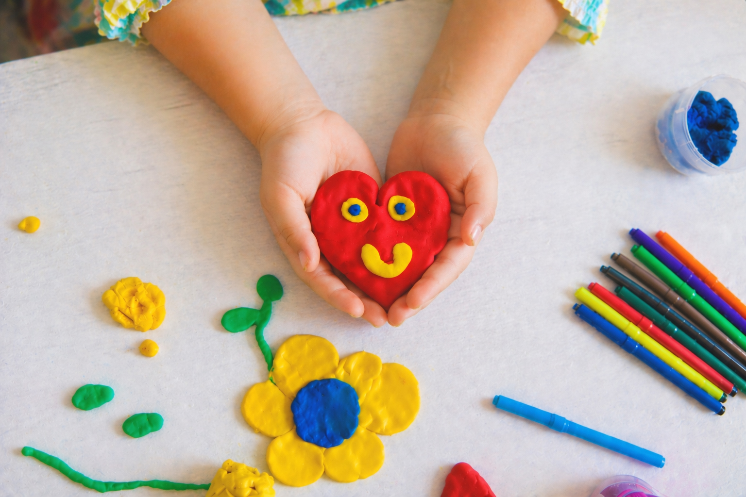 Calm play therapy room