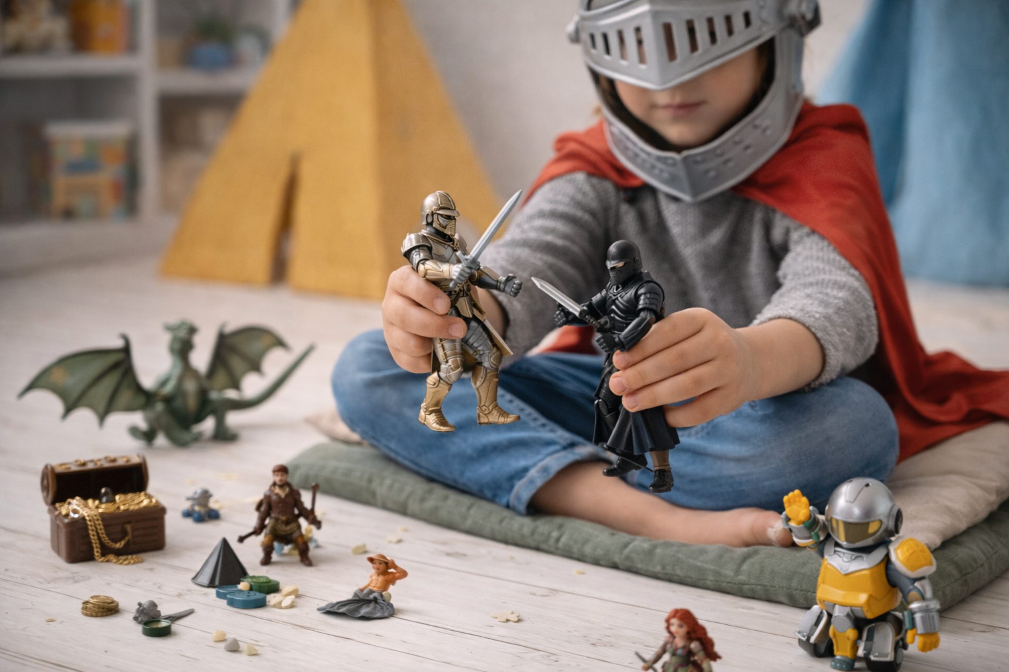 Older child drawing during a therapy activity